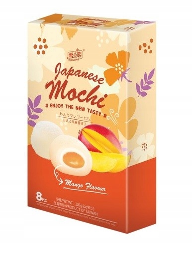 

Kulki ryżowe mochi o smaku mango 120 g Yuki &