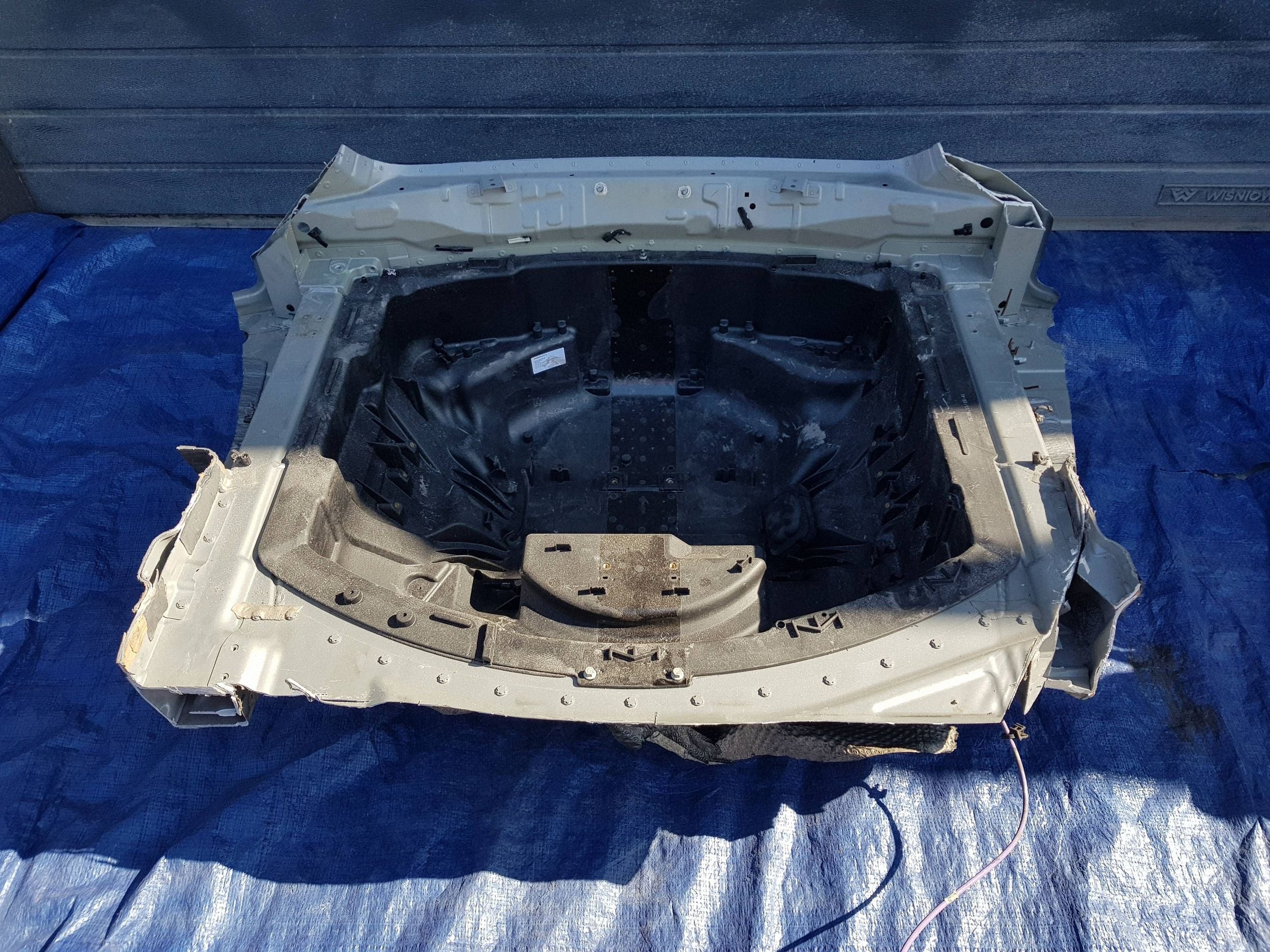 AUDI A8 D4 sump floor boot 4H0803261D rear panel rear part
