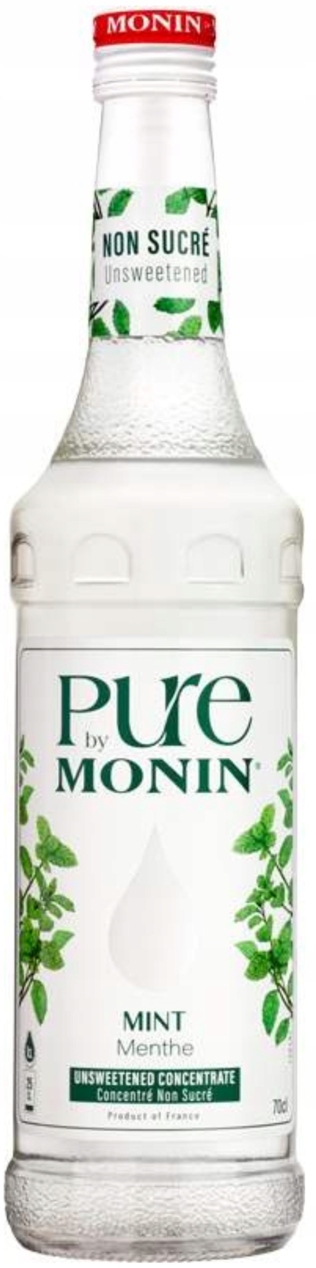 Levně Monin Pure Koncentrát mint/máta Sklo 0,7l
