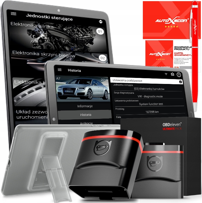 Interfejs VAG OBDeleven ULTIMATE PACK + tablet 8" 3 LATA AKTUALIZACJI PL