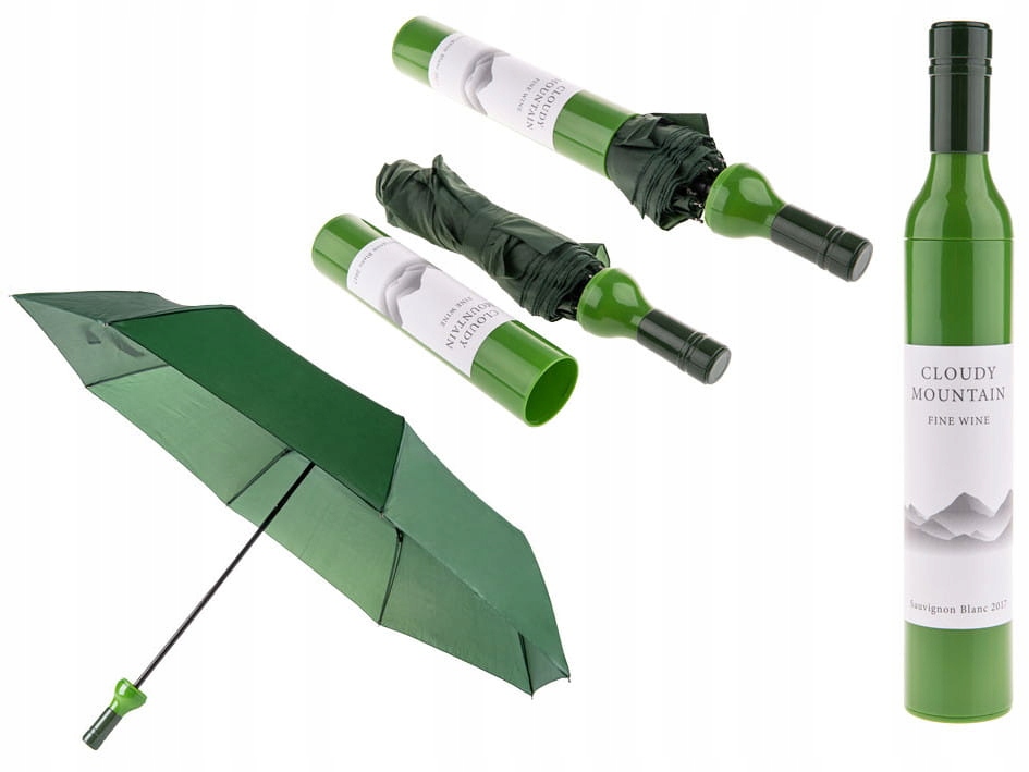 

Parasolka Butelka białe wino Parasol