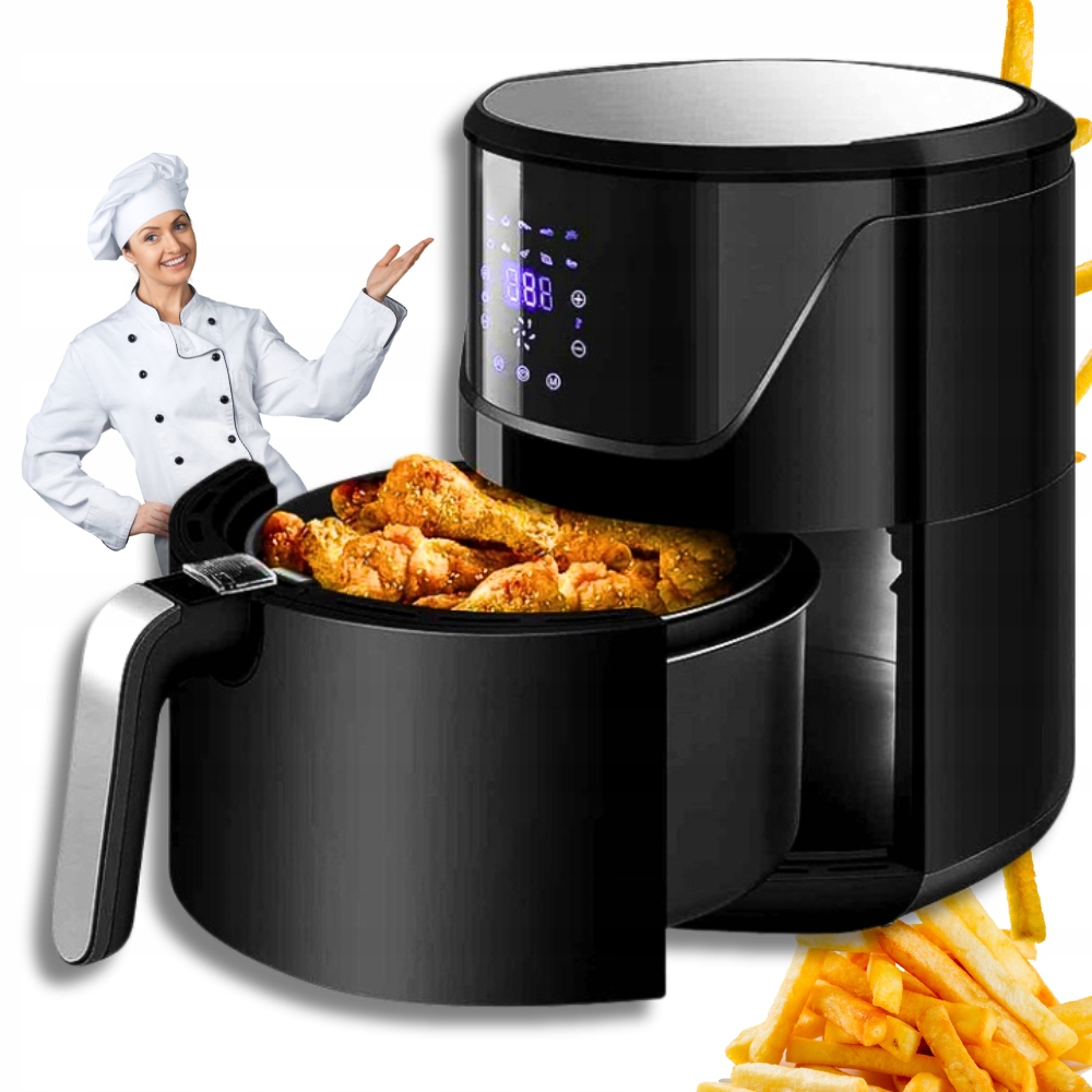 Fritéza Beztuková fritéza Air Fryer velká XXL Rodinná