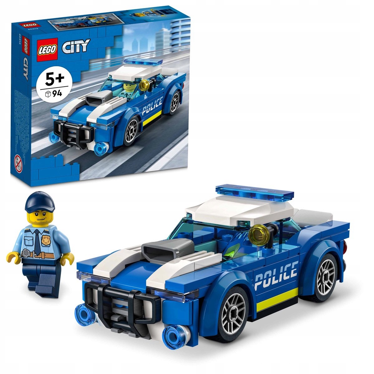 

klocki lego city samochod policyjny radiowoz