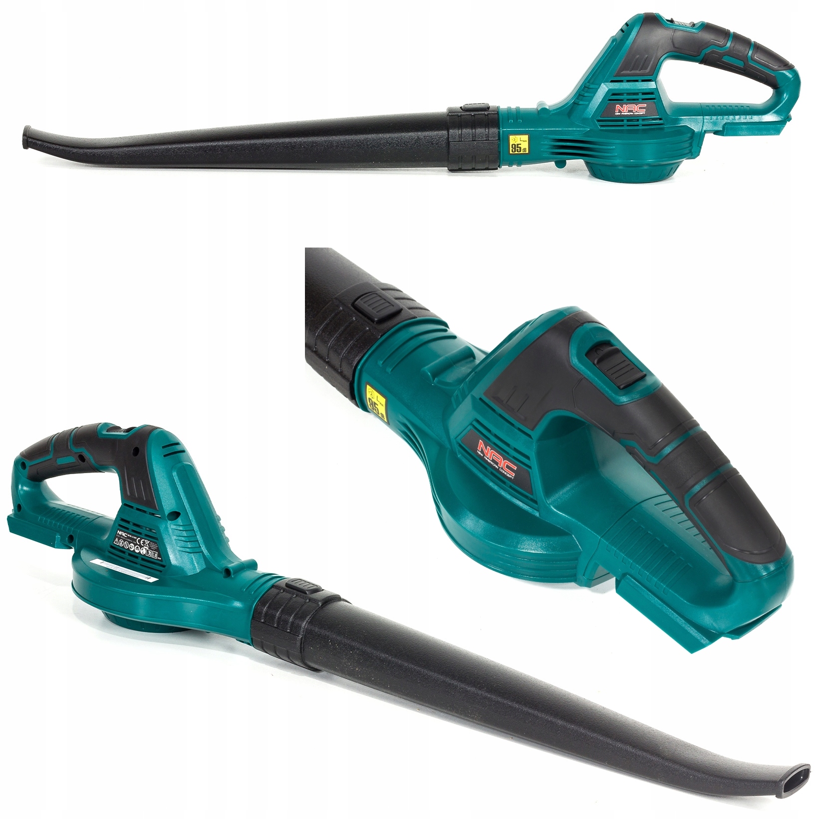 Dmuchawa Akumulatorowa Nac Do Liści Trawy Śniegu 190KM/H 40L Lekka 1,2KG