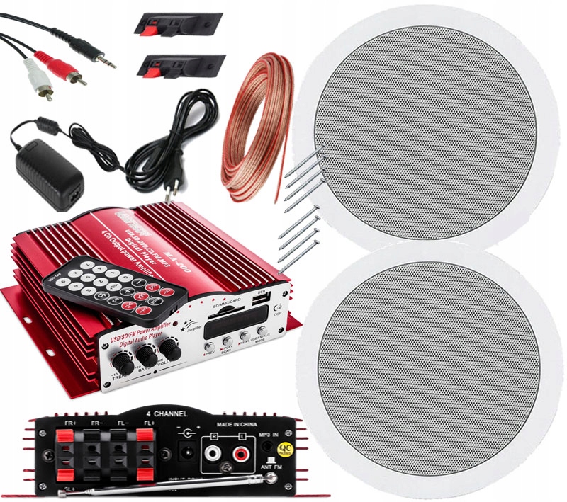 Комплект потолочных колонок Voice Kraft 16/1-KR белый