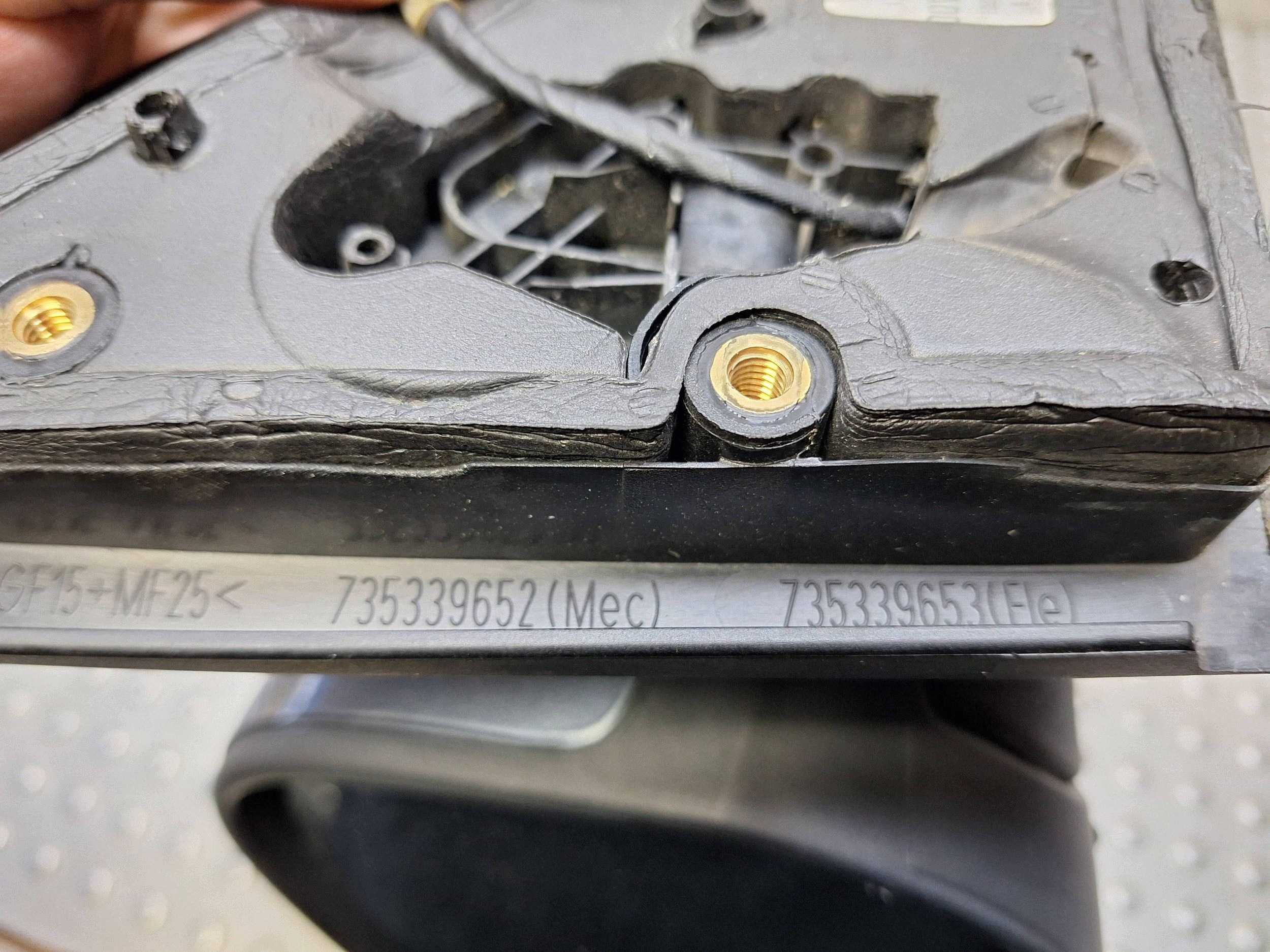mirror left LANCIA YPSILON II LIFT 08-11 5 PIN 007355121120