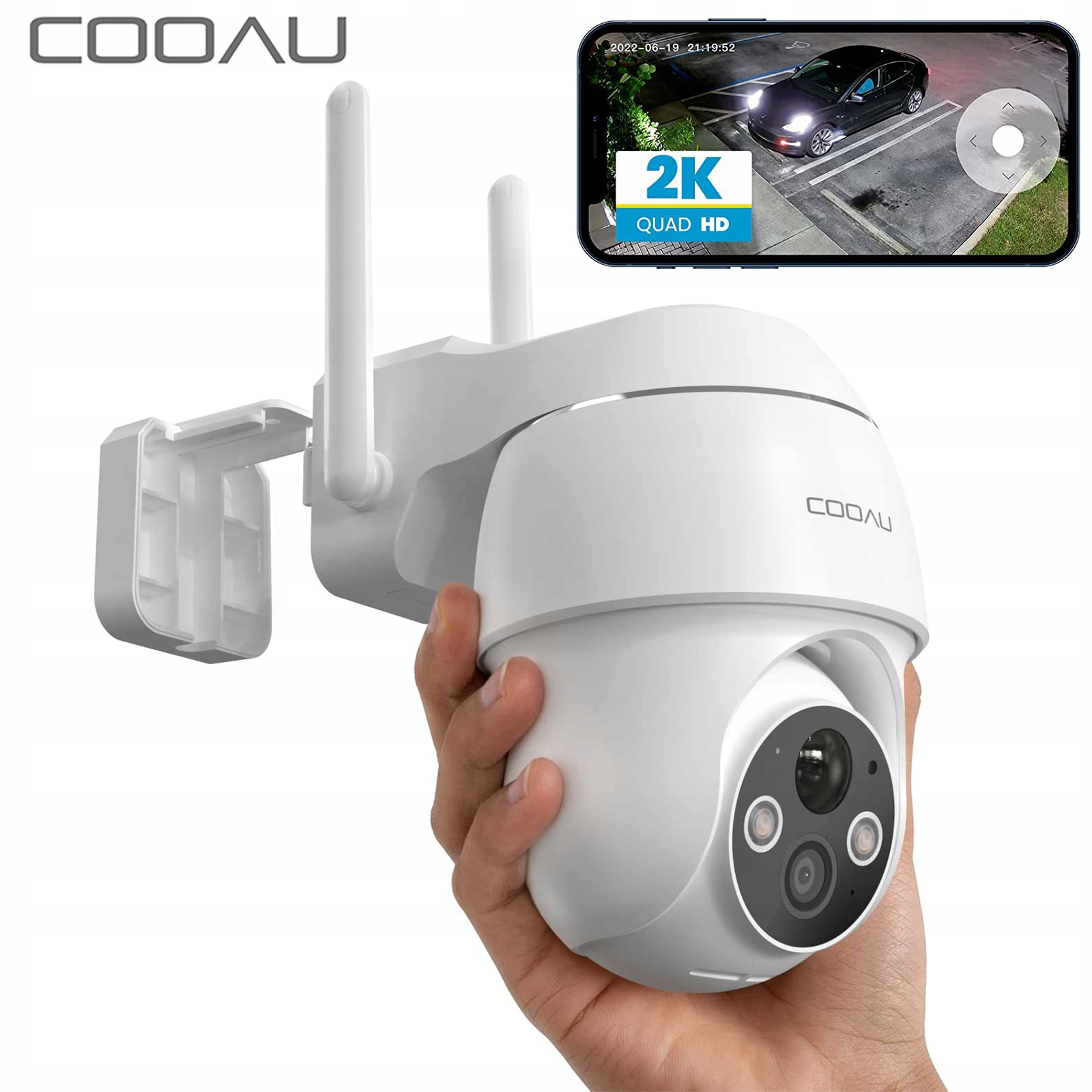 Kamera Ip WiFi Smart Zewnętrzna Obrotowa Audio 3MPX Ultra Hd 3MP 2K Alarm