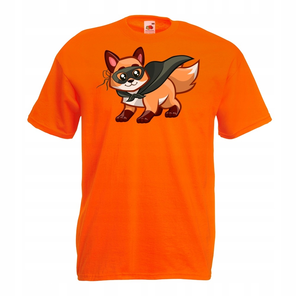 

Koszulka lis lisek maska XL pomarańczowa