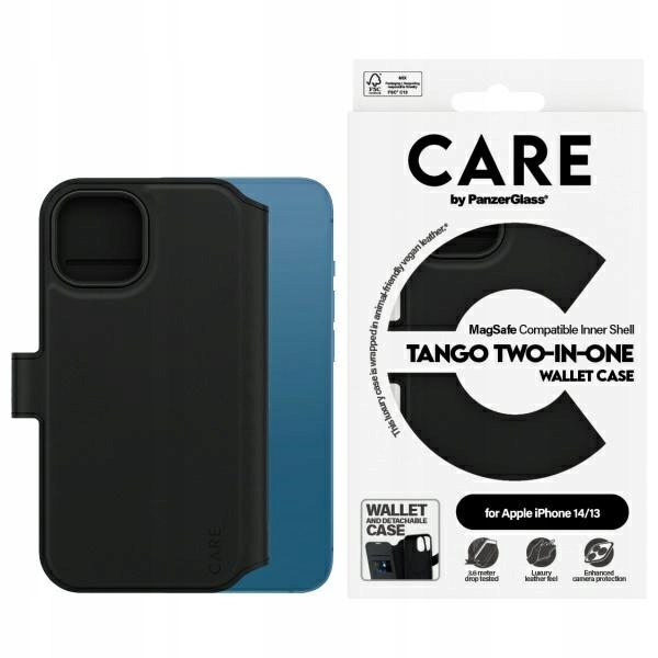 Pouzdro Care od PanzerGlass Feature Tango 2v1 pro iPhone 14 13 6,1" MagSafe