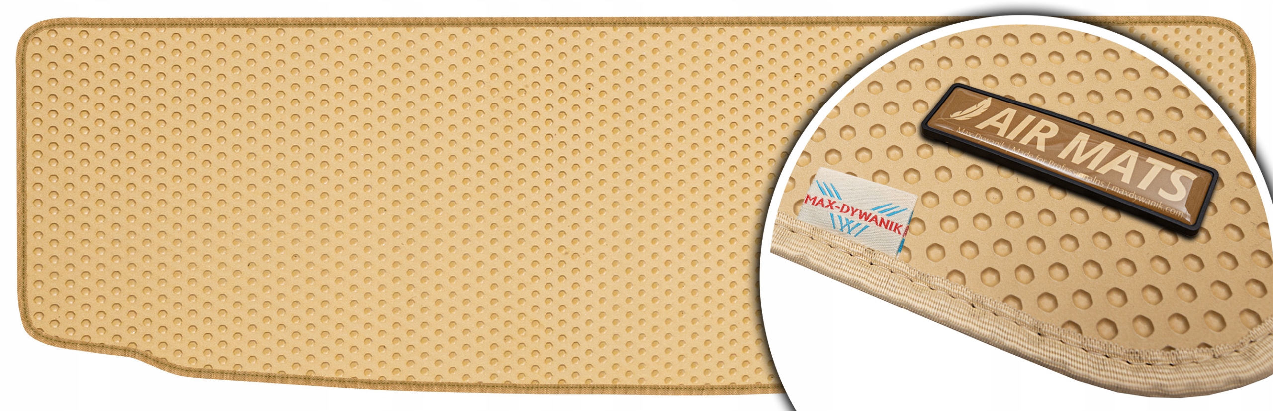 Opel Zafira B Minivan 7os 2005-2014 Béžová rohož do kufru Eva Air Mats