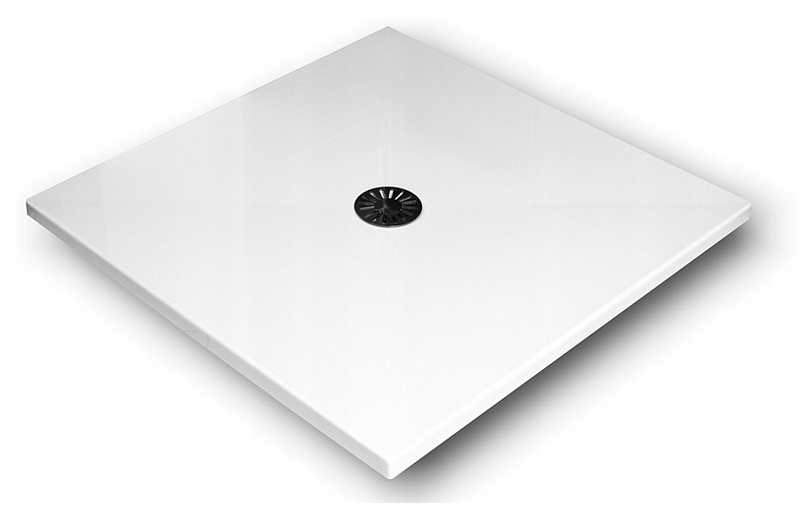 Čtvercová sprchová vanička De Luxe Stabilsound+ 100x100x4