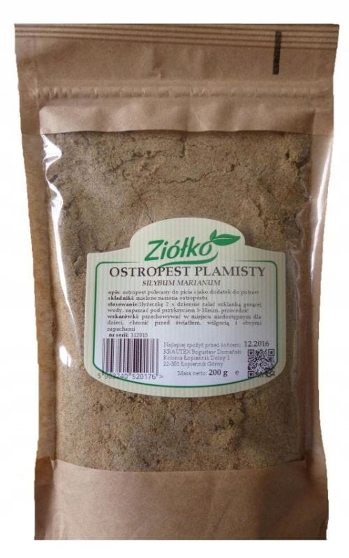

Ostropest plamisty mielony 200g Ziółko