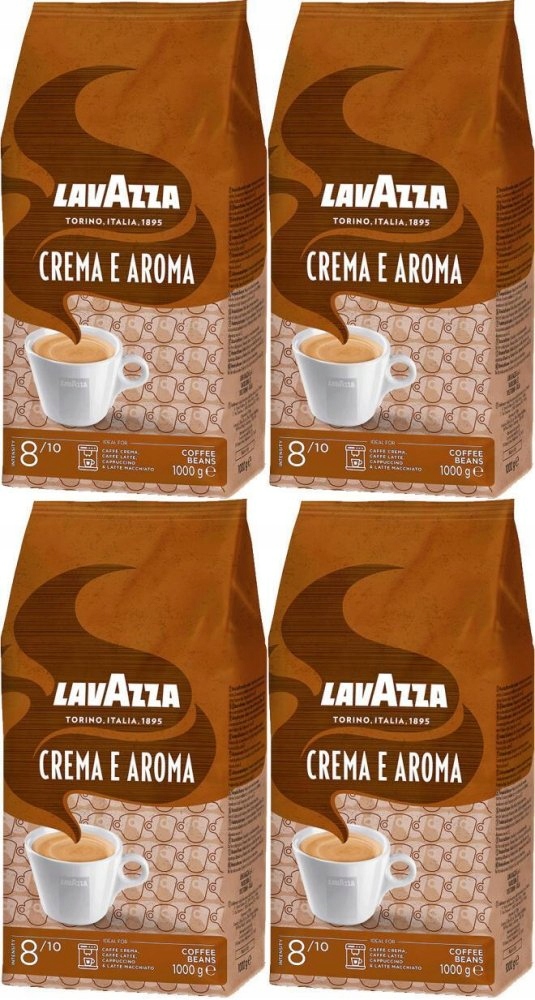 Lavazza 1kg Crema E Aroma kawa ziarnista x4