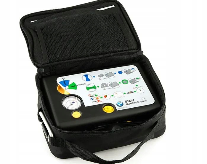 BMW Mobility kit kompresor zestaw naprawczy ASO Producent code 71102333674