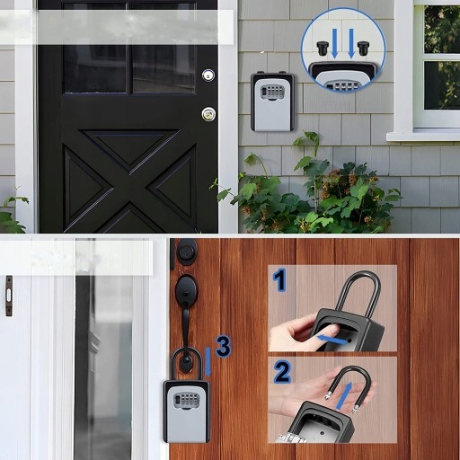 SEJF ZEWNETRZ NA KLUCZE SKRYTKA SCHOWEK SKRZYNKA SZYFR KOD KŁÓDKA NA ŚCIANĘ Marka inny