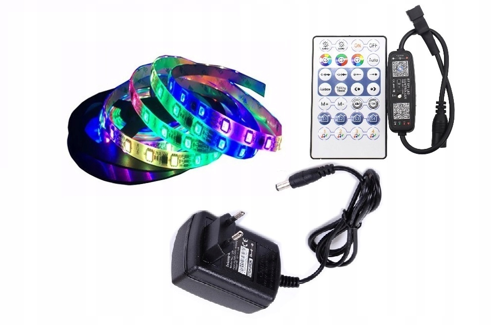 

Taśma Cyfrowa Rgb Magic 5050 WS2811 Zestaw 300 CM