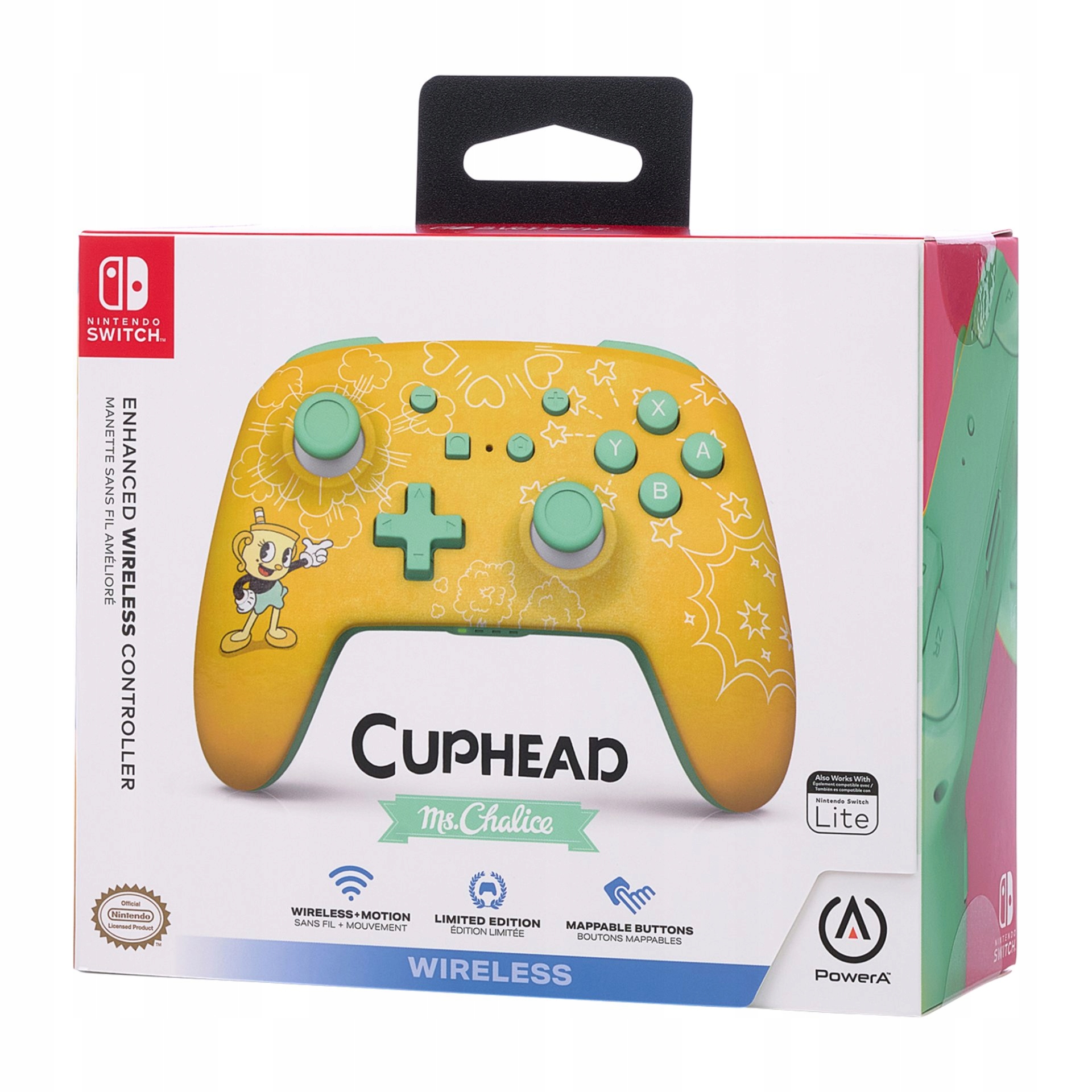 PowerA Switch Pad bezprzew. Cuphead: Ms. Chalice