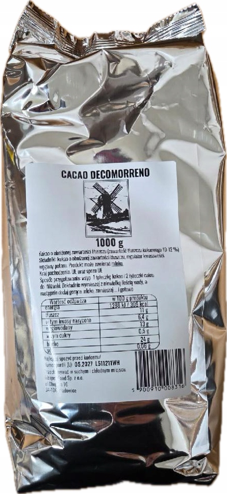 KAKAO DECOMORRENO ORYGINALNE CIEMNE MASPEX 1000 G