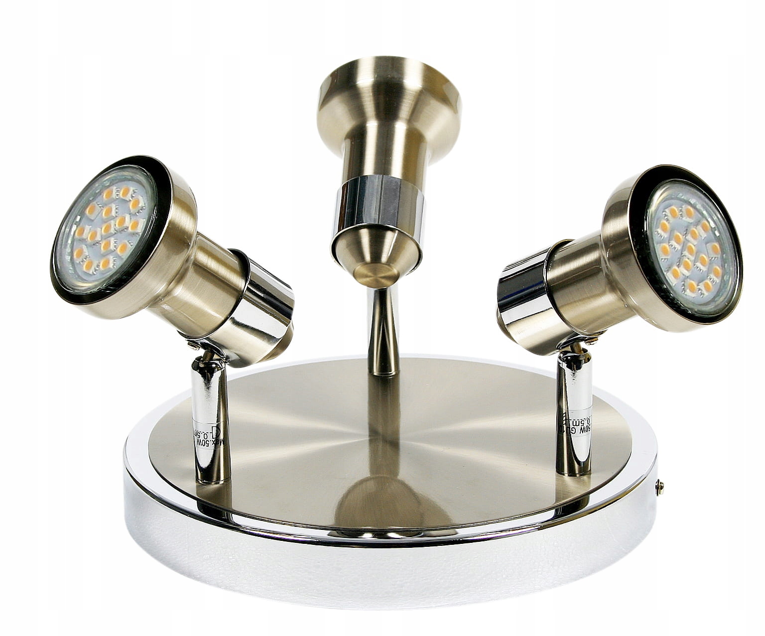 Stropní Svítidlo chromový 3X50W GU10 Arkon Candellux