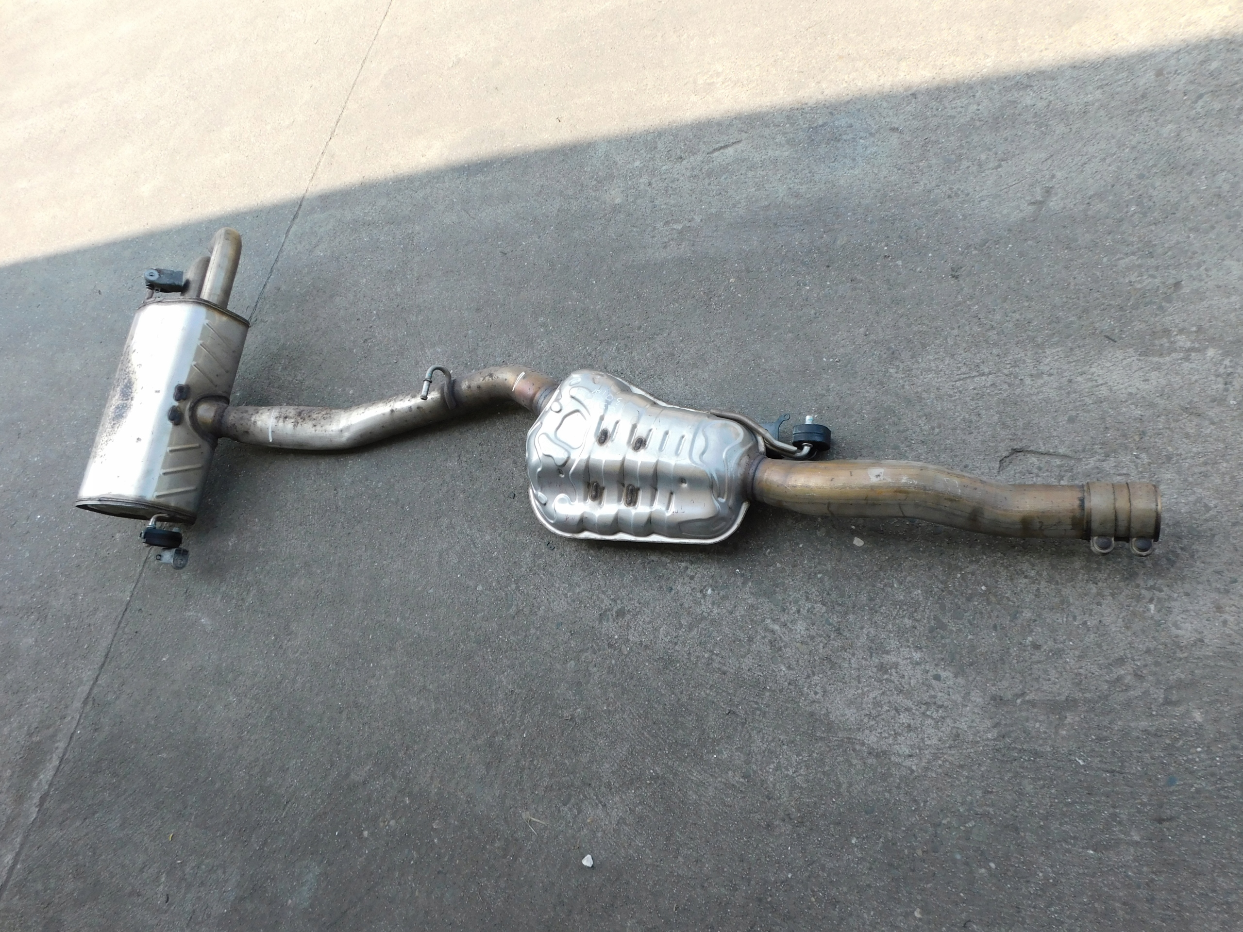 Audi Q5 80a 3.0 TDI muffler, exhaust complete uklad exhaust