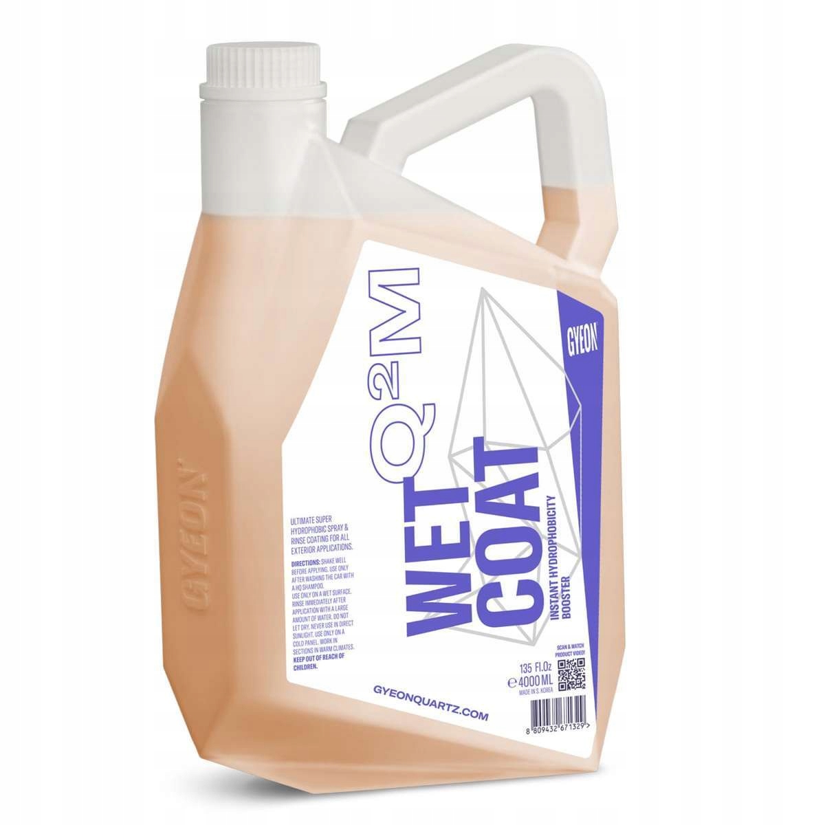 Gyeon Q2M Wet Coat 4L гидрофобное влажное покрытие