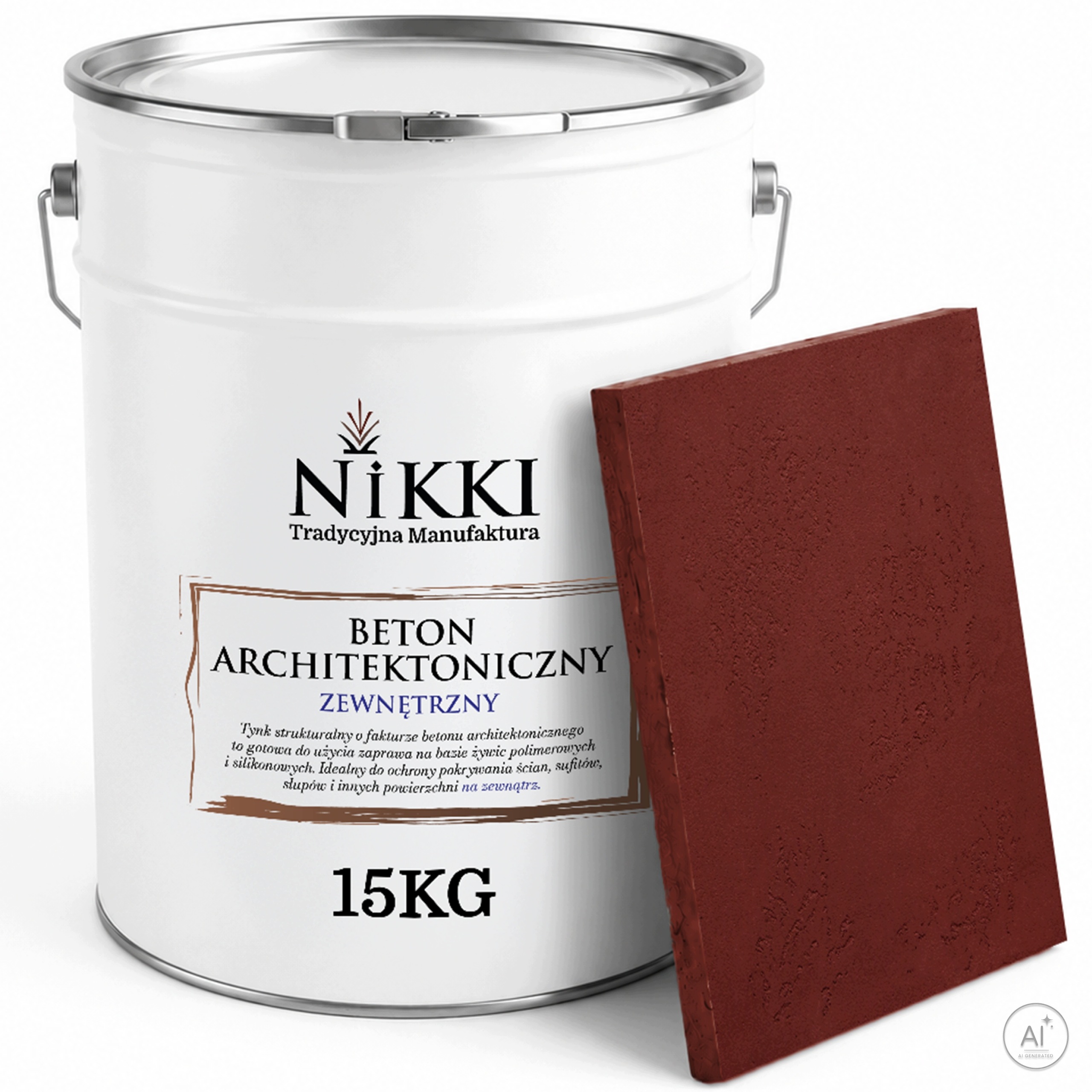Dekorativní architektonický beton venkovní 10 m2 15 kg Bordový H3110