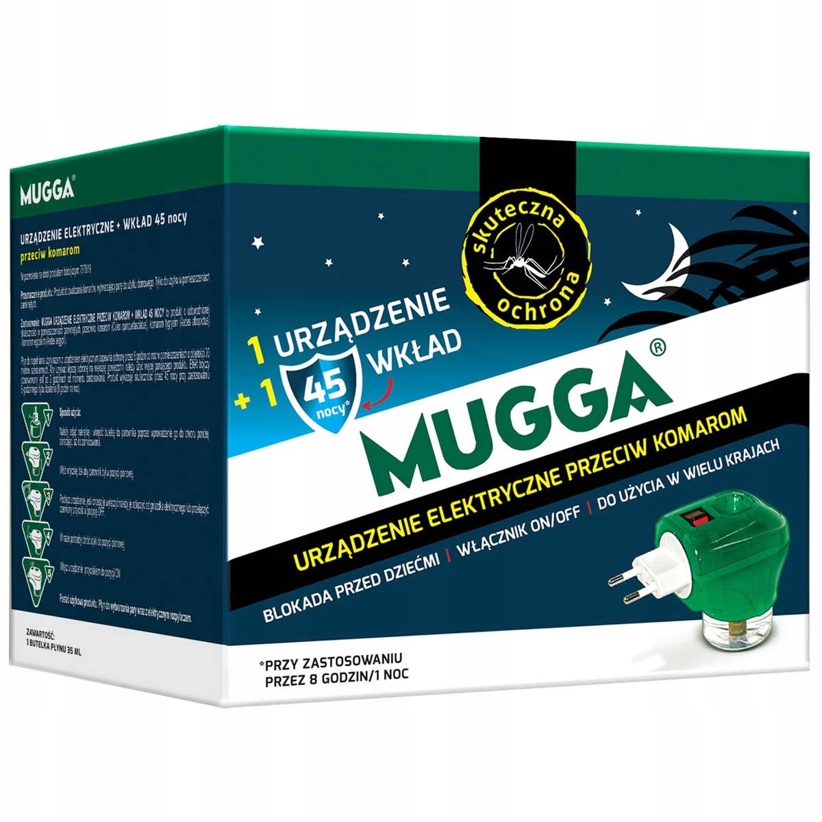 

Elektrofumigator Mugga wkład 45N 35 ml