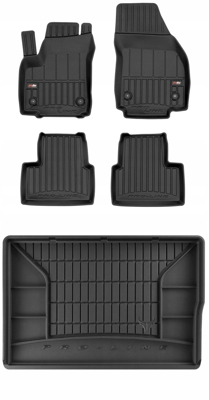 Set 3D gumové rohože Opel Meriva B 2010-2017 g