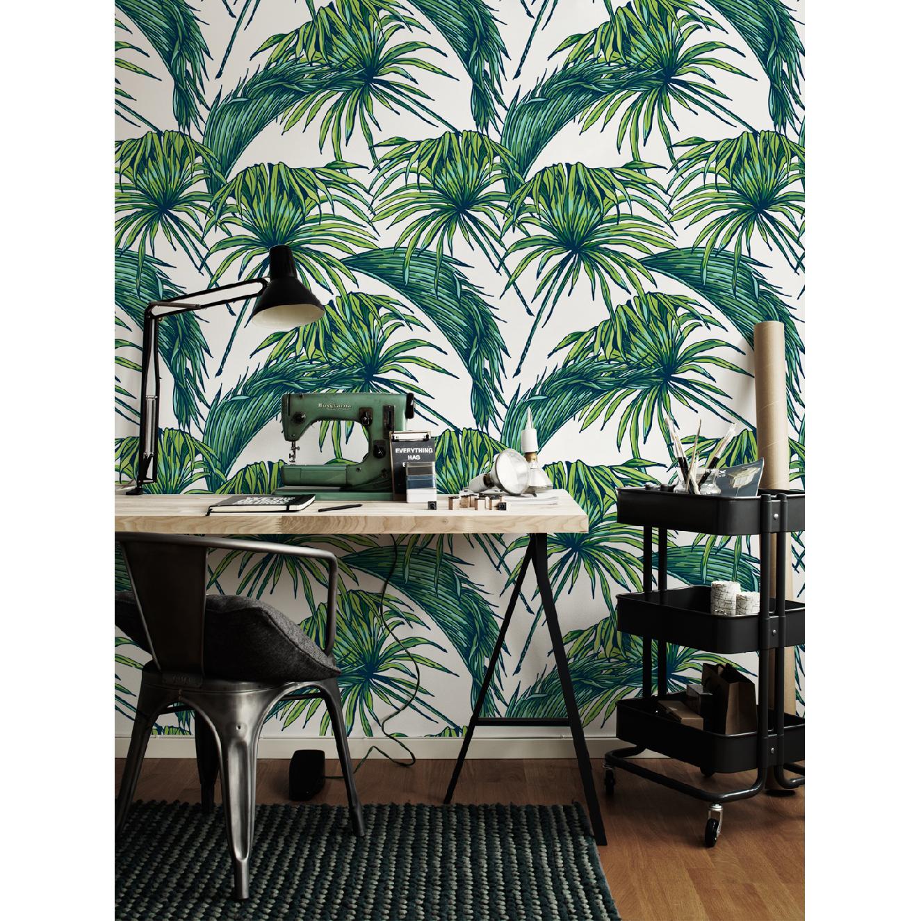 

Tapeta flizelinowa Palmowe liście 254x184 + klej