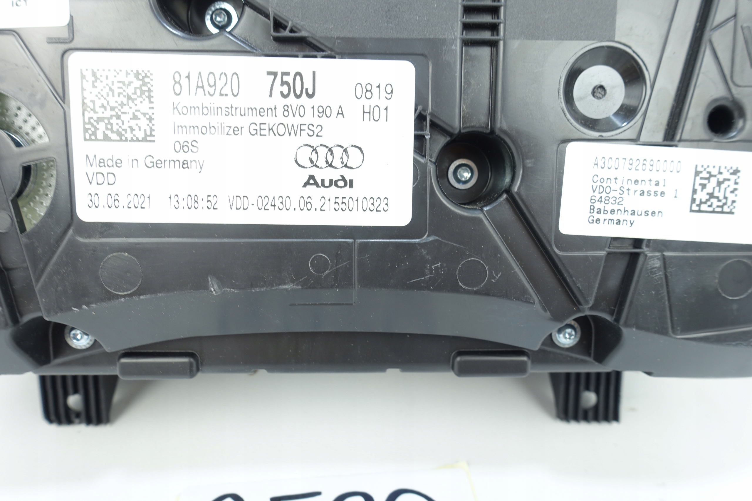 AUDI Q2 81A 2016- dials dials 81A920750J