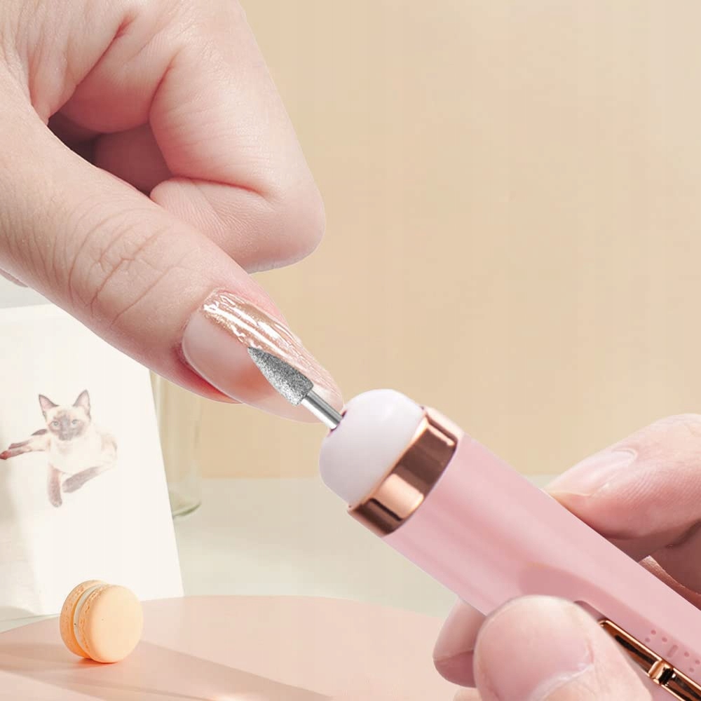 FREZARKA DO PAZNOKCI MANICURE PEDICURE FREZY FREZ PIELĘGNACJI DO SKÓREK USB Moment obrotowy 35000 Nm