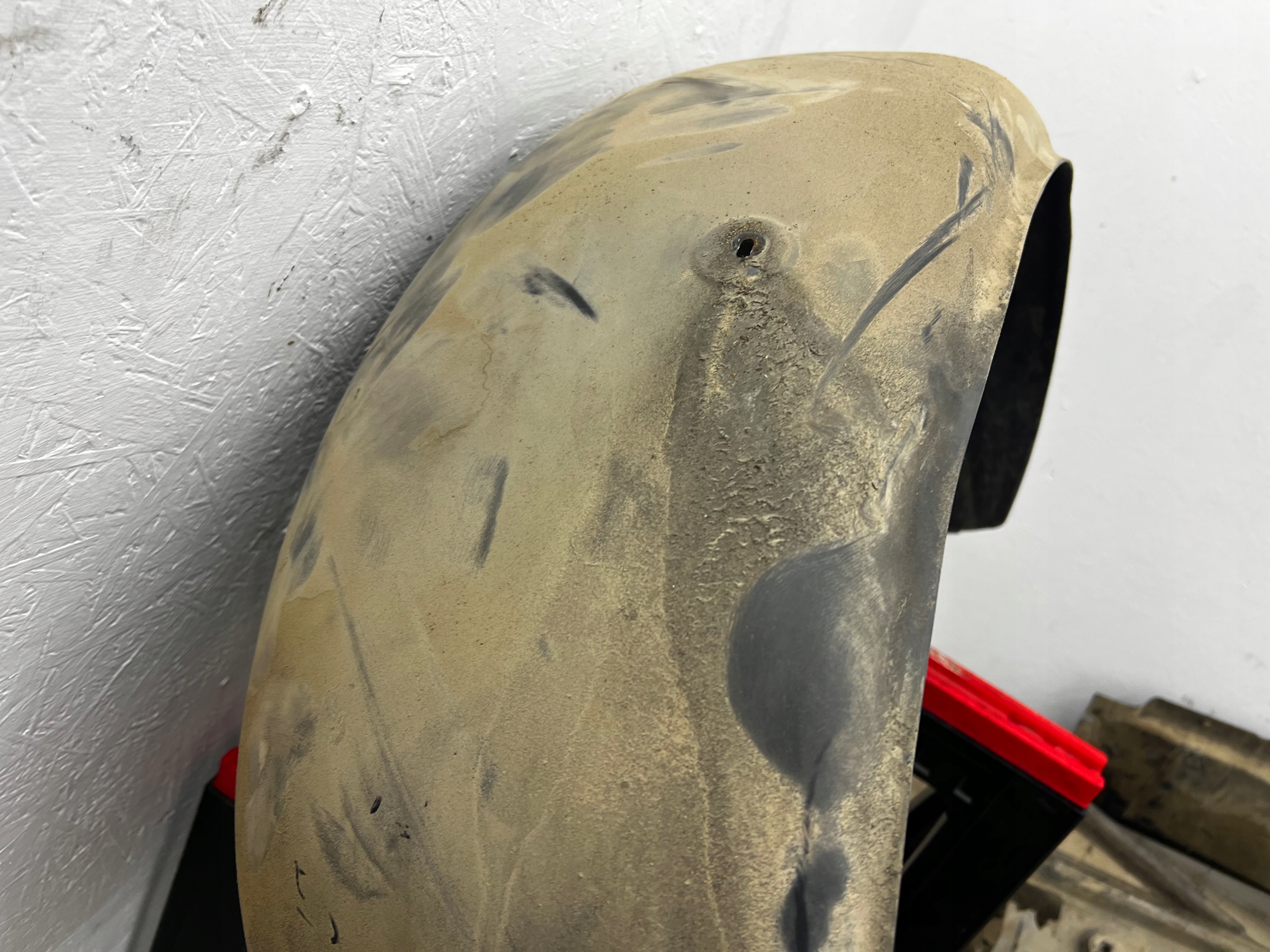 VW T5 TRANSPORTER mudguard right rear part right rear. 7H0810972