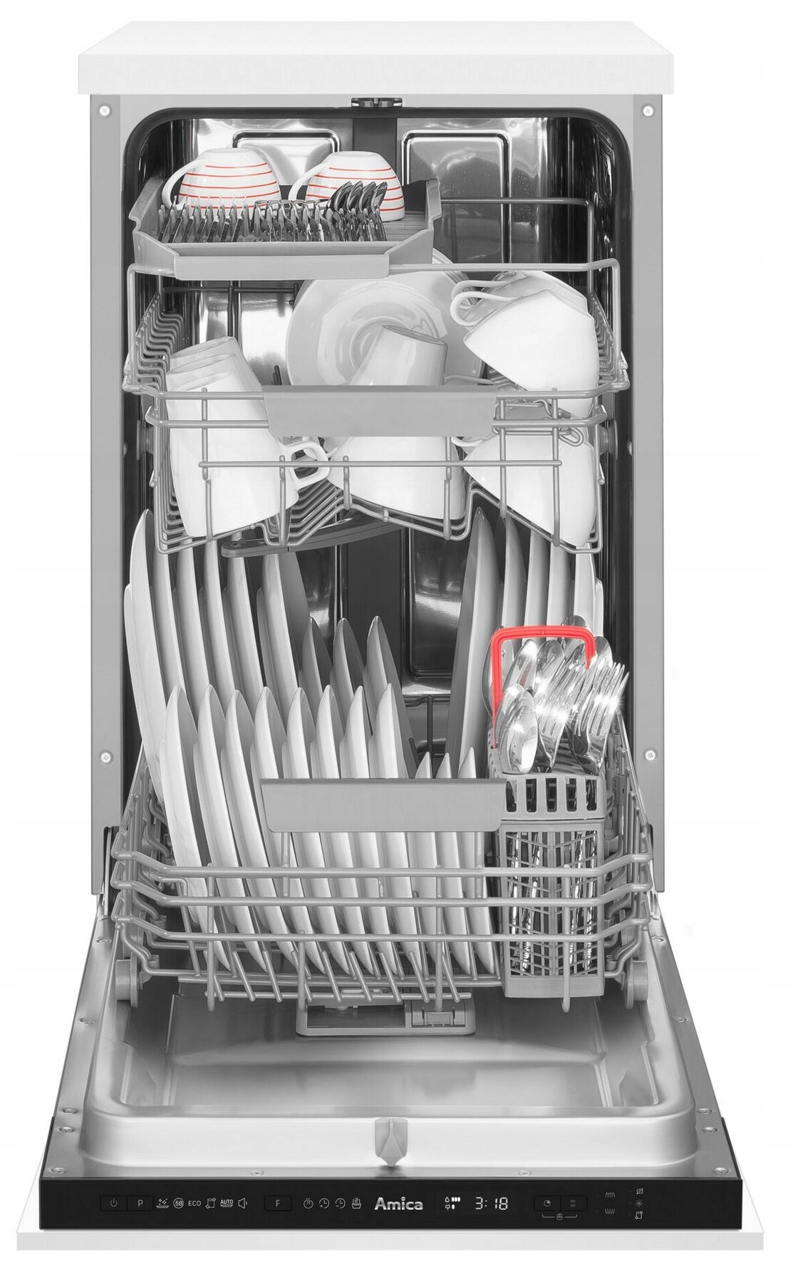 Zmywarka do zabudowy AMICA DIM44C6TBOID 10kpl 45cm Funkcje brak funkcji dodatkowych