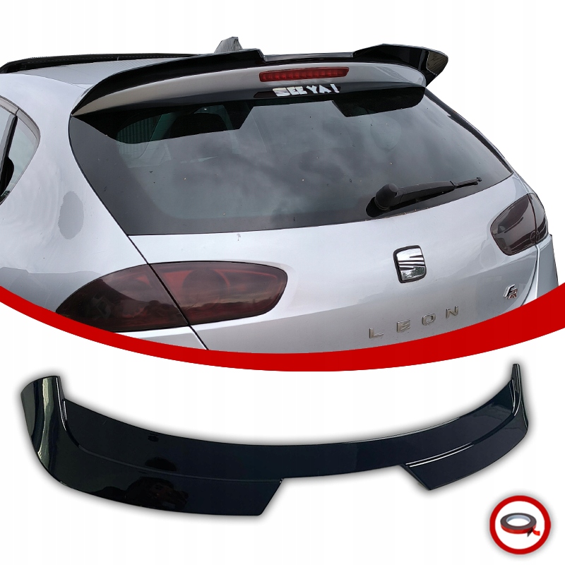Seat MK2 Lotka Spoiler Nástavec 2009-2012 Černý Lesk