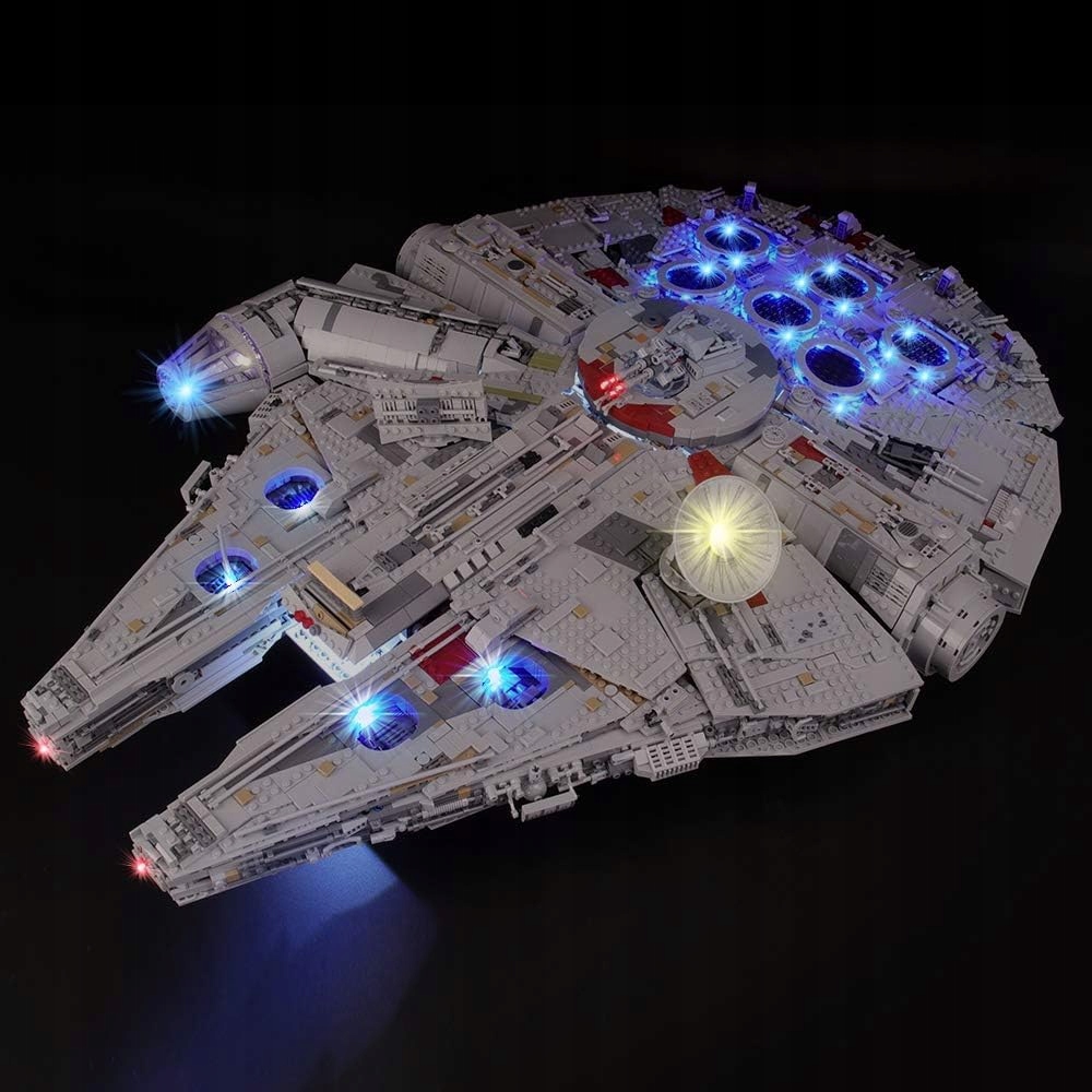 OŚWIETLENIE LED KOMPATYBILNE Z SOKÓŁ LEGO Star Wars Millennium Falcon 75192