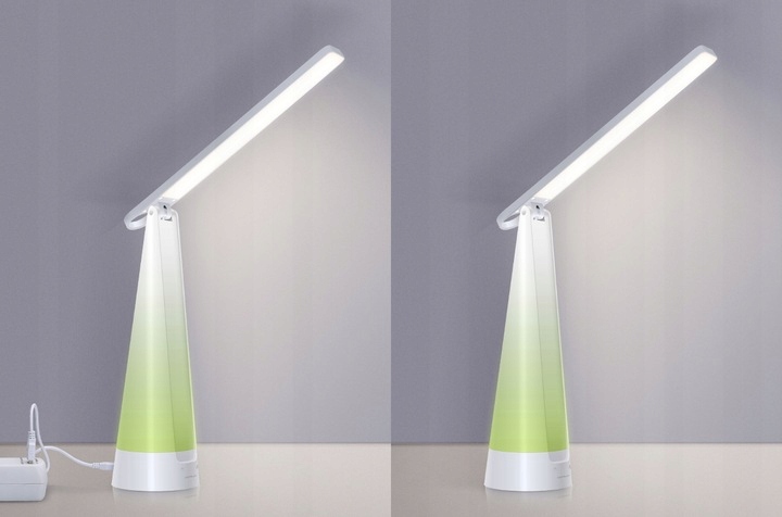 LAMPKA BIURKOWA NOCNA LED 7W 4000K RGB AKUMULATOR Klasa efektywności energetycznej A