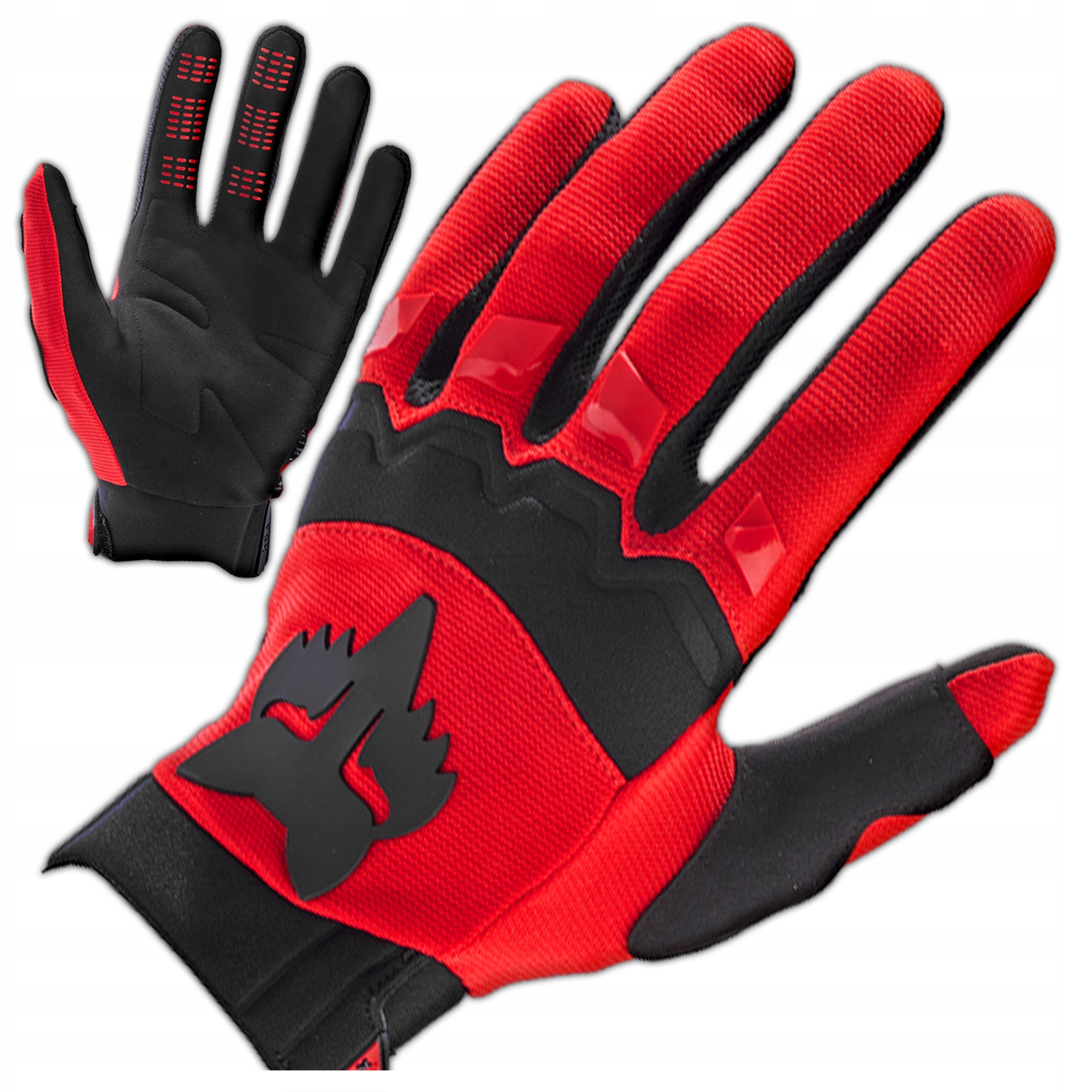 Cyklistické Rukavice Fox Dirtpaw Červené Dlouhé Mtb Enduro Dh/m