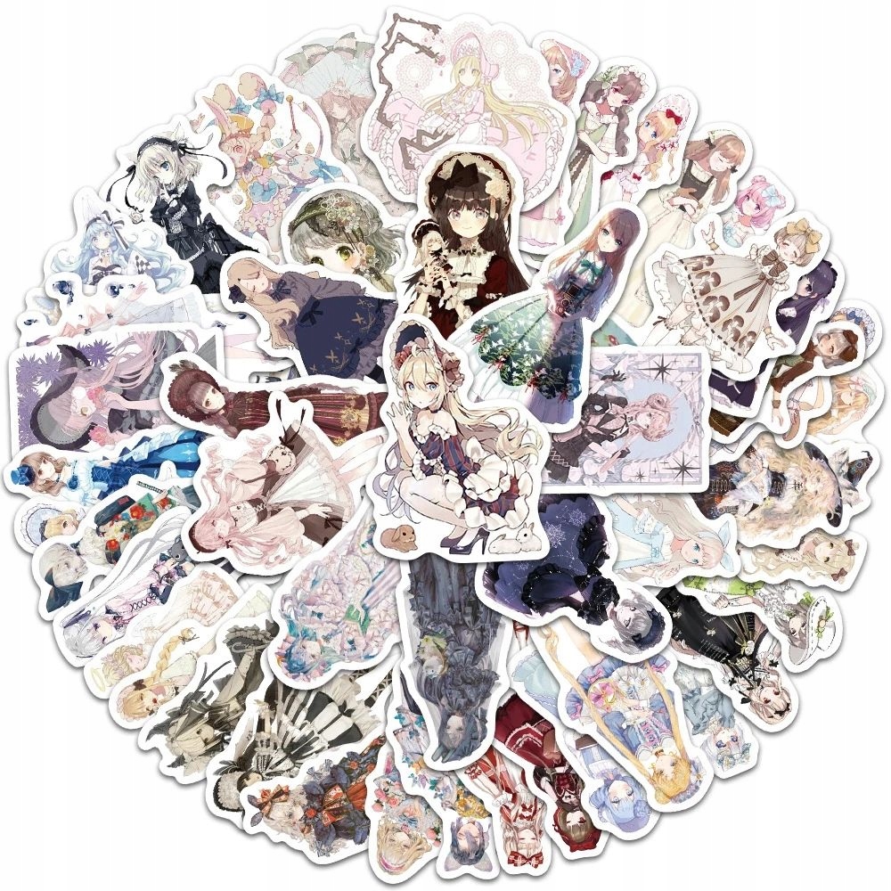 

Zestaw Naklejek sticker bomb MIX Lalki 50szt