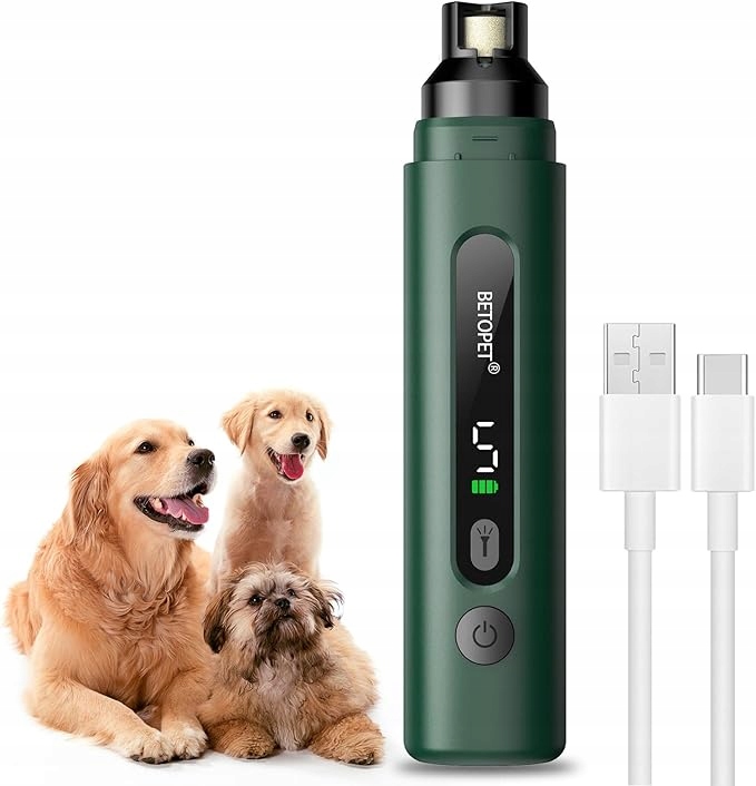 Levně Bruska na drápky pro psy a kočky s Led osvětlením a tichým provozem