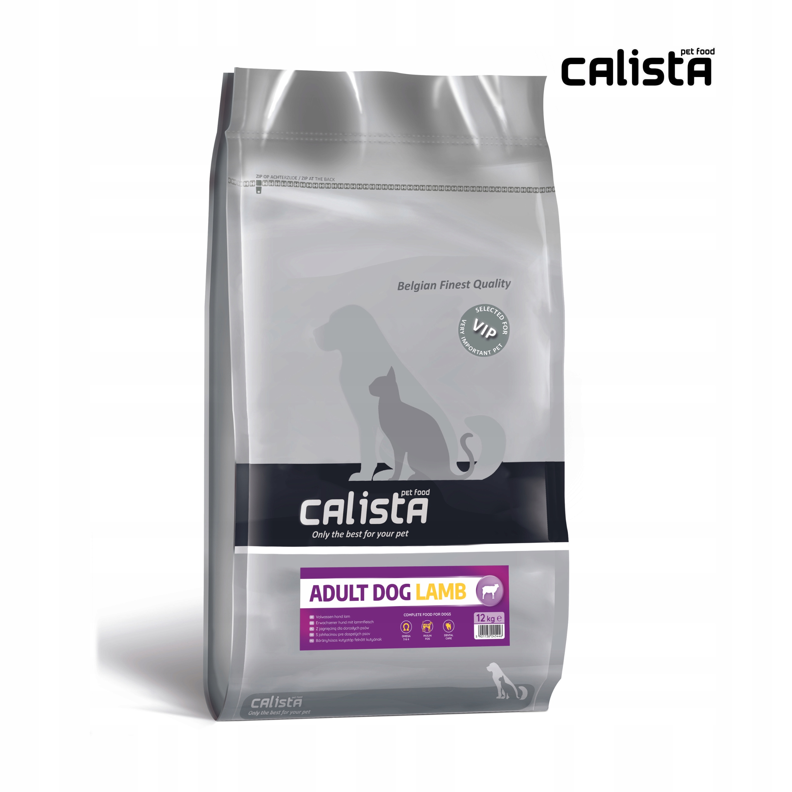Levně Calista Suché Krmivo Pro Psa Jehněčí Maso 12 kg Přírodní Ovčáček
