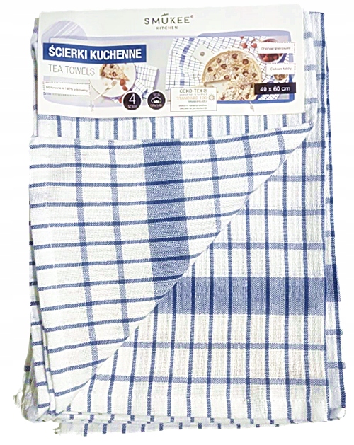 

Ścierki Kuchenne Bawełniane 4 Szt. 40X60 cm Smukee