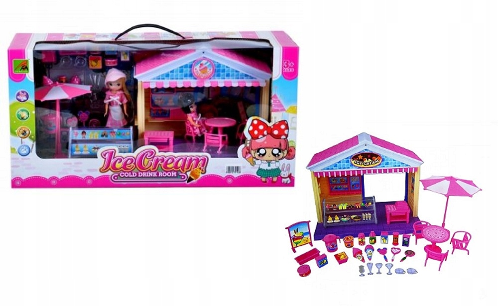 

Lodziarnia Sklep Z Akcesoriami Duży Zestaw