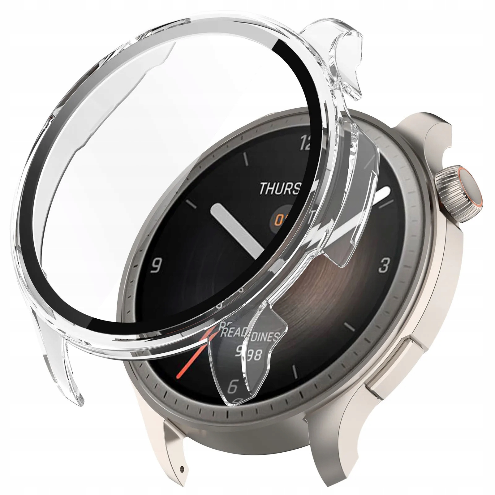 Etui z wbudowanym szkłem 2W1 do Amazfit Balance