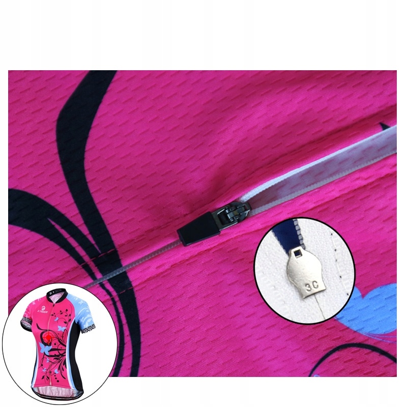 KOSZULKA ROWEROWA DAMSKA X-TIGER KOLARSKA NA LATO Rozmiar XXL