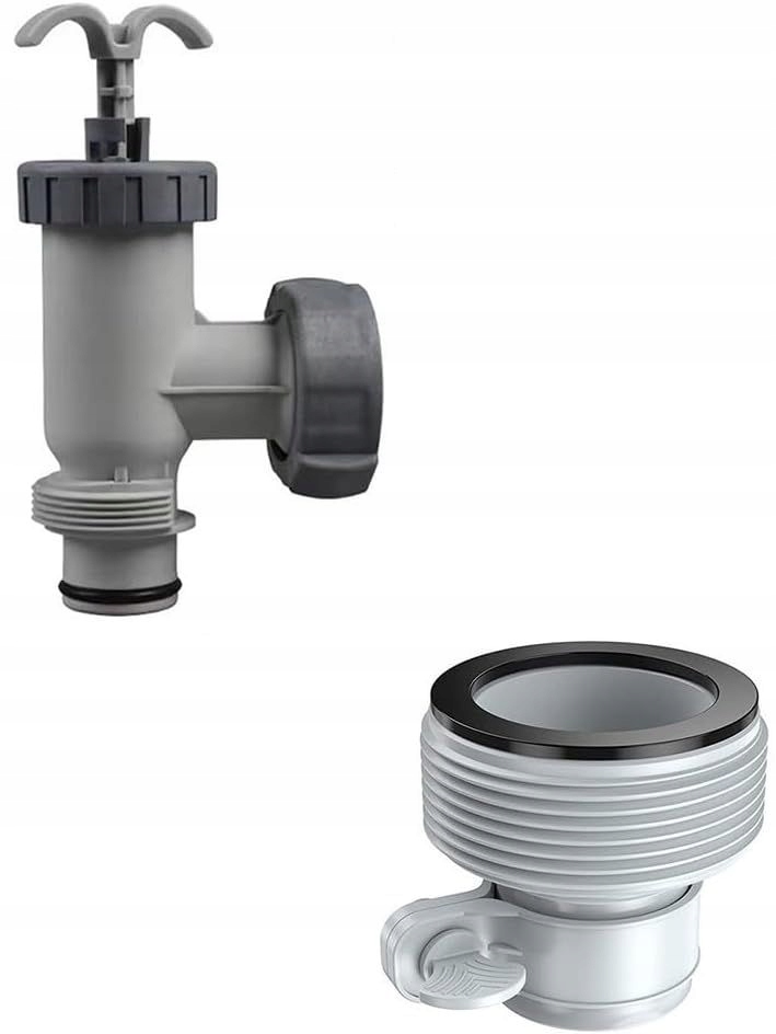 Zawór tłokowy do basenu zamiennik 10747 Na Wąż 38MM/59 mm +przejściówka Y95