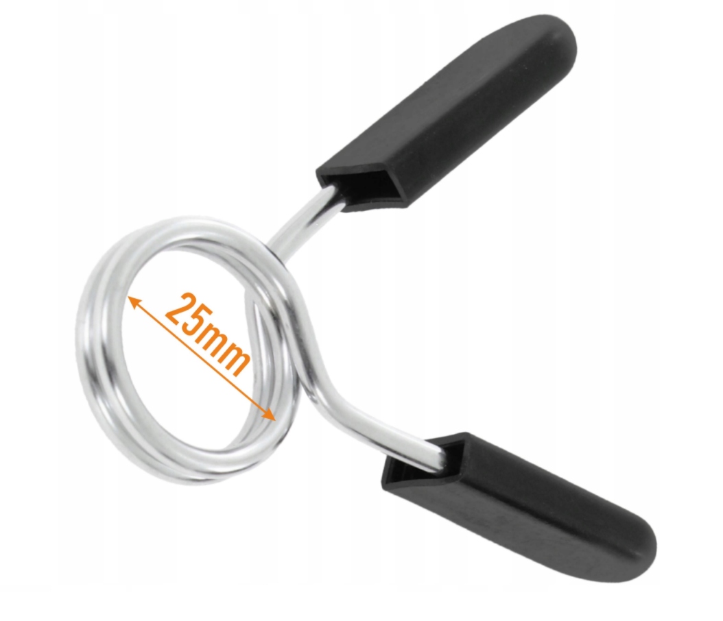 2x ZACISK NA GRYF SPRĘŻYNOWY 25mm ZACISKI 2 szt Marka inna