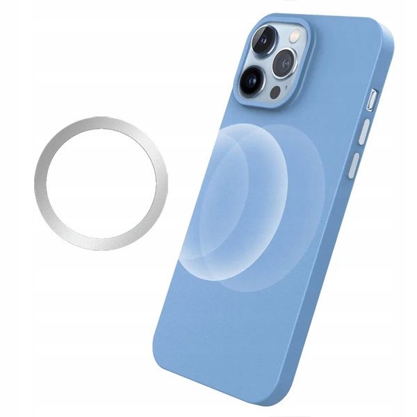 MAGSAFE BLASZKA DO UCHWYTU MAGNETYCZNEGO DO IPHONE SREBRNA