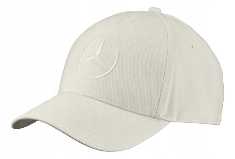 Mercedes-benz Dámska baseballová čiapka s šiltom ecru organická bavlna