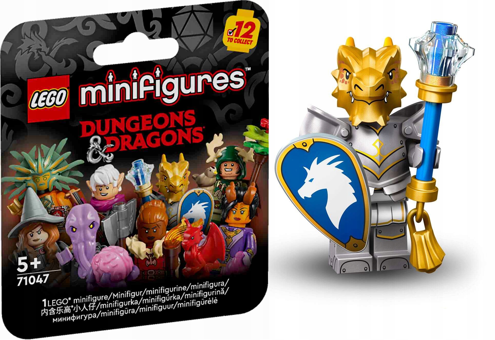 Lego 71047 Minifigures Dungeons & Dragons Dračí Paladin Č.4