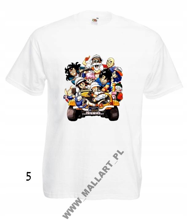 

Męska Koszulka Dragon Ball Anime Manga Wzory